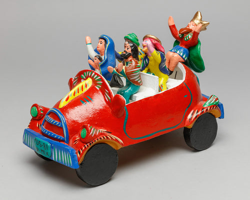 Car Transporting Jesus, Mary and the Three Kings by The Ortega Family, Jalisco