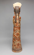 Reina Figure with Flower and Bird Designs, Guerrero