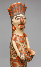 Reina Figure with Flower and Bird Designs, Guerrero