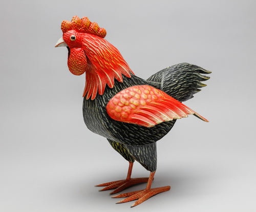 Folk Art Tin Rooster, Mexico