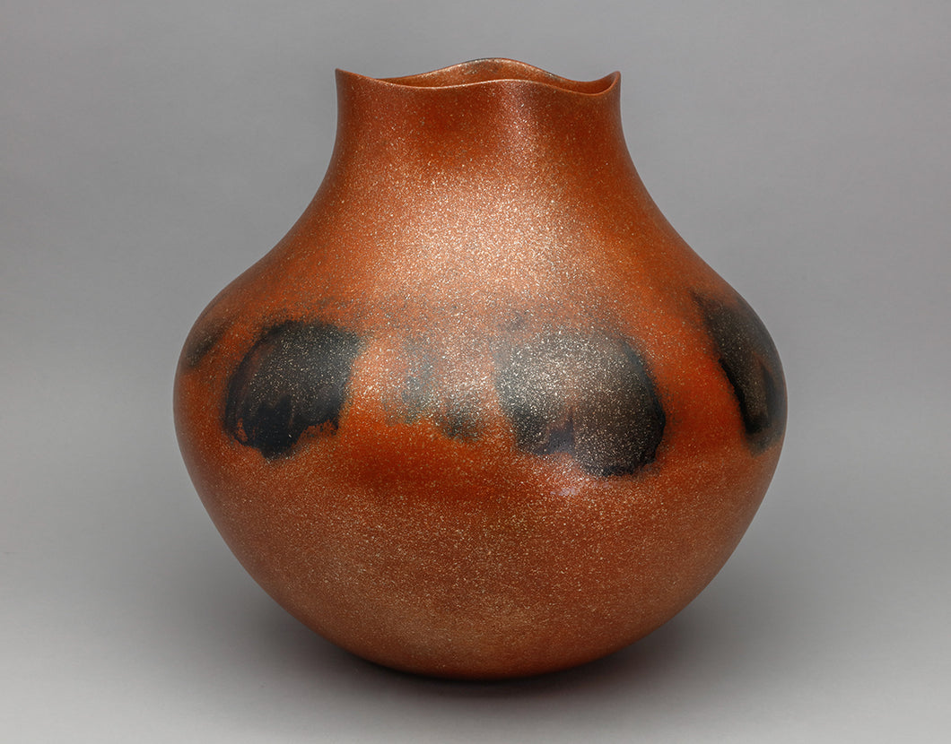 Bountiful Harvest Jar by Lonnie Vigil, Nambe Pueblo