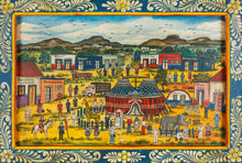Folk Art Painting depicting a Carnival by Jamie Morales, Guanajuato