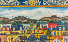 Folk Art Painting depicting a Carnival by Jamie Morales, Guanajuato