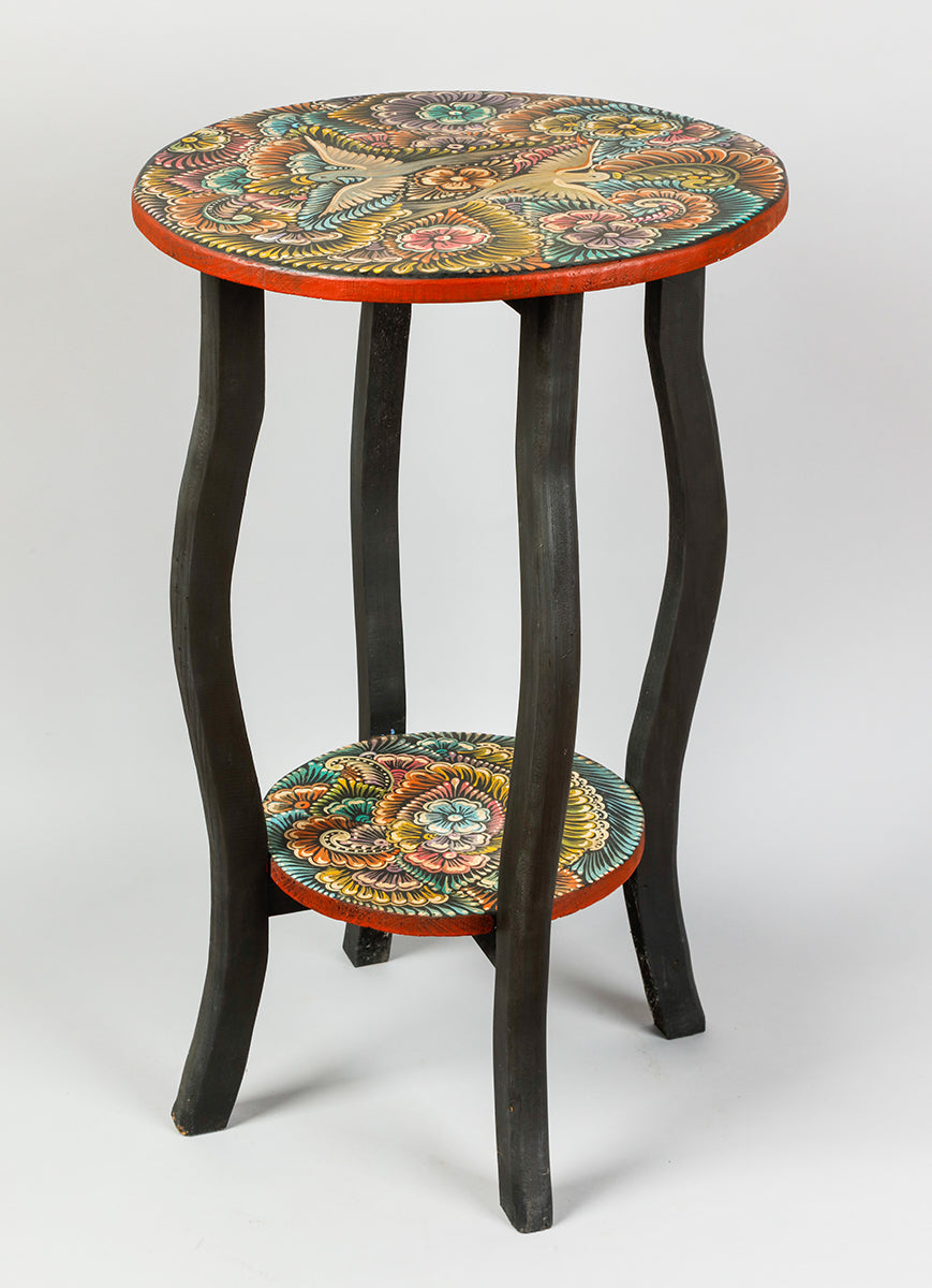 Hand Painted Folk Art Stand, Mexico