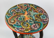 Hand Painted Folk Art Stand, Mexico