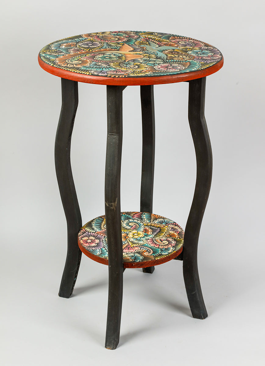 Hand Painted Folk Art Stand, Mexico