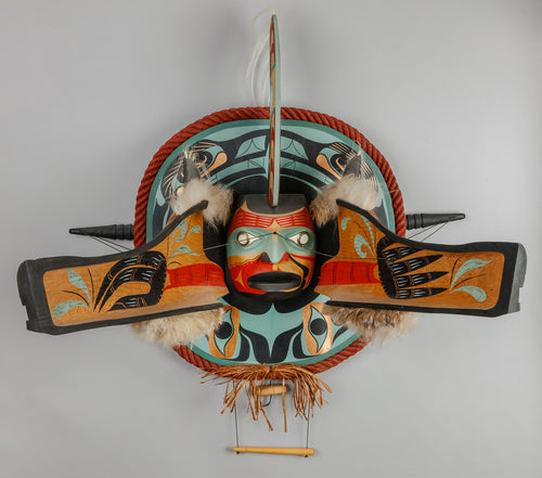 Sea Wolf Transformation Mask by George Hunt Jr., Kwakwaka'wakw