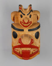 Mask depicting Bear Mother with Cub by Gerry Sheena, Salish