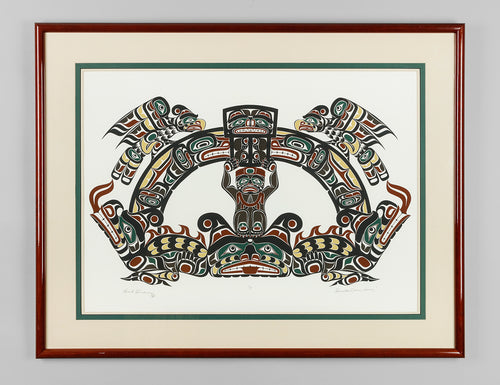 Hamatsa Dance Screen by Mark Henderson (1953-2016), Kwakwaka'wakw