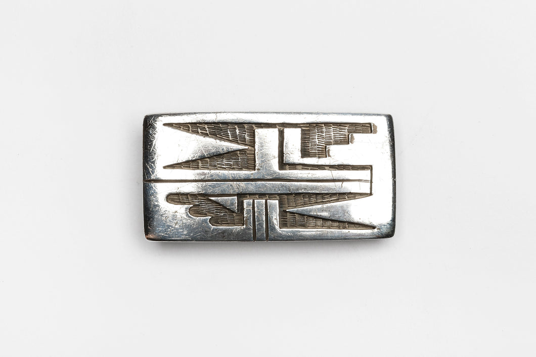 Vintage Hopi Belt Buckle, c. 1970