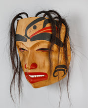 Mask depicting Haida Eagle Shaman by Reg Davidson, Haida First Nation