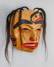 Mask depicting Haida Eagle Shaman by Reg Davidson, Haida First Nation