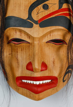 Mask depicting Haida Eagle Shaman by Reg Davidson, Haida First Nation