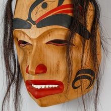 Mask depicting Haida Eagle Shaman by Reg Davidson, Haida First Nation