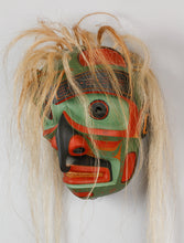 Mask depicting Bukwus (Wild Man) by Stanley C. Hunt, Kwakwaka'wakw