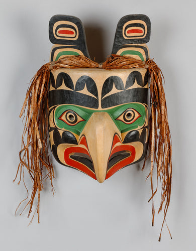 Mask depicting Thunderbird by Randy Stiglitz, Coast Salish