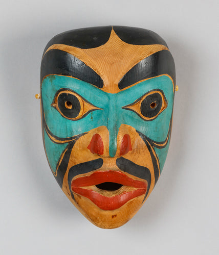Vintage Portrait Mask, Tlingit Culture