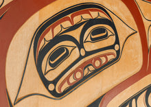Panel depicting Eagle with Raven Spirit by David A. Boxley, Tsimshian Nation