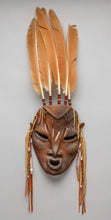 Mask depicting Wasco Eiyat by Lillian Pitt, Wasco, Yakima, Warm Springs