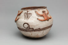 Historic Zuni Prayer Bowl with Frog Effigies, c. 1920