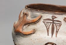 Historic Zuni Prayer Bowl with Frog Effigies, c. 1920