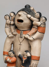 Grandfather Storyteller with 10 Children by Helen Cordero (1915-1994), Cochiti Pueblo (Copy)