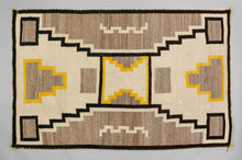 Historic Navajo Storm Pattern Rug, c. 1940