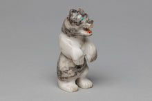 Standing Bear Fetish Carving, Zuni