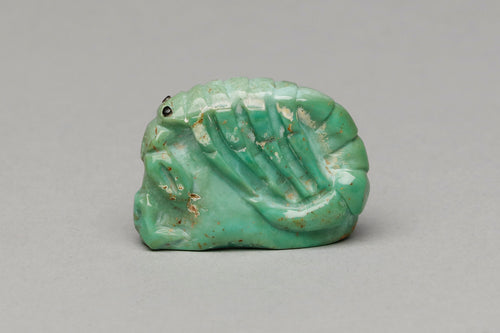Shrimp Fetish Carving by Chris Yuselew, Zuni