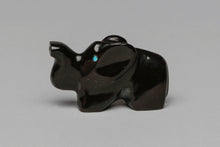 Elephant Fetish Carving by Calvert Bowannie, Zuni
