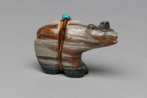 Bear Fetish Carving with Heart Line by Joseph Begay, Zuni
