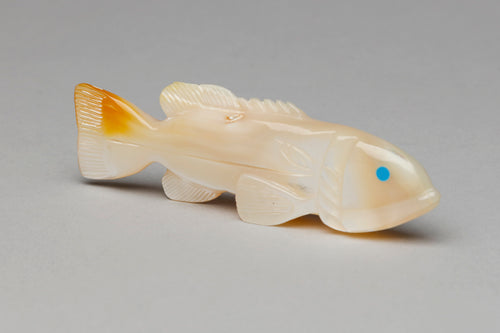 Fish Fetish Carving by Herb Him, Sr., Zuni