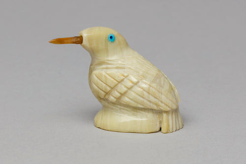 Hummingbird Fetish Carving by Edison Bobelu, Zuni