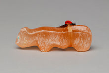 Mountain Lion Fetish Carving with Medicine Bundle by Lena Boone (1946-2024), Zuni