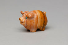Pig Fetish Carving by Stanton Hannaweeke, Zuni
