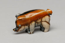 Pig Fetish Carving by Stanton Hannaweeke, Zuni
