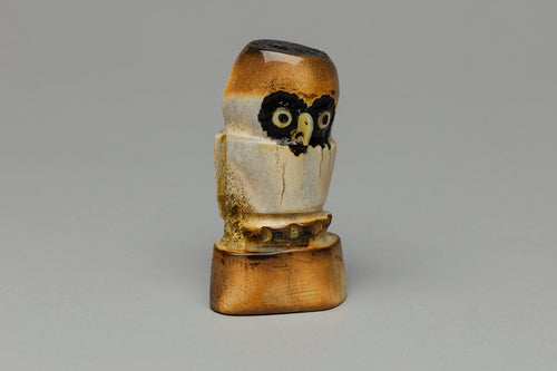 Owl Fetish Carving by Craig Haloo, Zuni