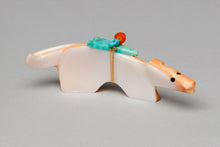Fox Fetish Carving with Medicine Bundle, Zuni