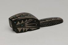 Beaver Fetish Carving with Etched Design by Russell Shack, Zuni