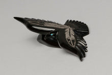 Eagle Fetish Carving with Feather Designs by Hiram Peynetsa, Zuni