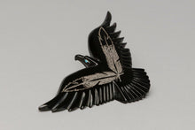 Eagle Fetish Carving with Feather Designs by Hiram Peynetsa, Zuni