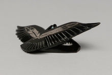 Eagle Fetish Carving with Feather Designs by Hiram Peynetsa, Zuni