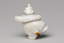 Dancing Bear Fetish Carving by Claudia Peina, Zuni
