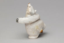 Dancing Bear Fetish Carving by Claudia Peina, Zuni