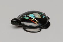 Turtle Fetish Carving with Kokopelli by Emery Boone, Zuni