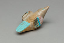 Bird Fetish Carving with Inlays by Delvin Leekya, Zuni