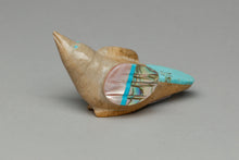 Bird Fetish Carving with Inlays by Delvin Leekya, Zuni