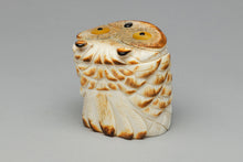 Large Owl Fetish Carving by Troy Sice, Zuni