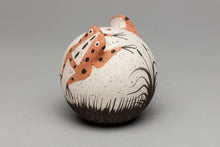 Seed Pot with Frogs and Cattails by Marcus Homer, Zuni Pueblo