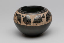 Bowl with Fish and Turtle Designs by Goldenrod, Santa Clara Pueblo